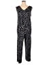The Limited Polka Dots Black Blue Jumpsuit Size XL - photo 1