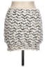 Ann Taylor Chevron-herringbone Ivory Silver Casual Skirt Size L - photo 2