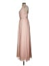 Vera Wang 100% Polyester Tan Pink Cocktail Dress Size 2 - photo 5