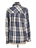 Thread & Supply 100% Viscose Plaid Blue Long Sleeve Button-Down Shirt Size L - photo 2