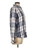 Thread & Supply 100% Viscose Plaid Blue Long Sleeve Button-Down Shirt Size L - photo 4