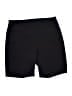 Terra & Sky Solid Black Shorts Size 0X - photo 1