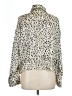 Umgee 100% Polyester Animal Print Ivory Long Sleeve Blouse Size L - photo 2