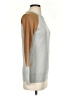 French Connection Color Block Brown Tan Pullover Sweater Size S - photo 6
