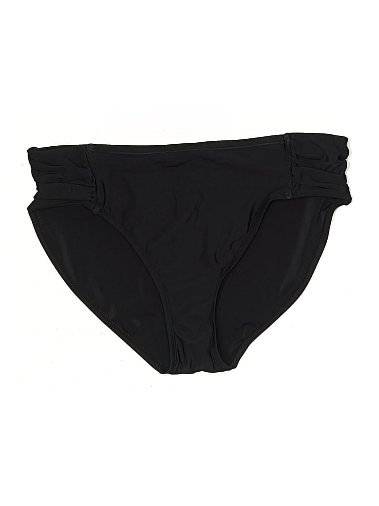 Pre-owned Aqua Green Swimsuit Bottoms In Black
