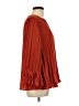Soft Surroundings 100% Polyester Red 3/4 Sleeve Blouse Size L (petite) - photo 4