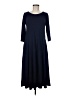 It Solid Blue Casual Dress Size M - photo 1