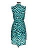 Bebop 100% Polyester Print Teal Casual Dress Size M - photo 2