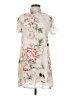 Assorted Brands Print Ivory Casual Dress Size XS (estimated) - photo 1
