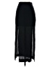 Madewell Solid Black Formal Skirt Size 00 - photo 1