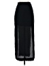 Madewell Solid Black Formal Skirt Size 00 - photo 2