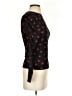 Orange Kiss Polka Dots Red Long Sleeve Turtleneck Size S - photo 4