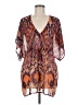 CAbi 100% Polyester Orange Swimsuit Cover Up Size M - photo 1