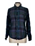 Maurices Plaid Blue Long Sleeve Button-Down Shirt Size L - photo 1