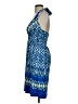Soma Print Blue Cocktail Dress Size XS - photo 5