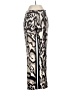 Diane von Furstenberg Animal Print Ivory Wool Pants Size 0 - photo 1