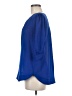 Market and Spruce 100% Polyester Blue 3/4 Sleeve Blouse Size M - photo 5