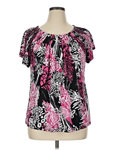 Style&Co Short Sleeve Blouse (view 1)