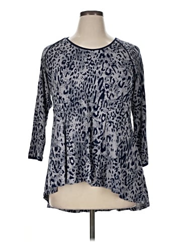 Melissa McCarthy Seven7 3/4 Sleeve Top (view 1)