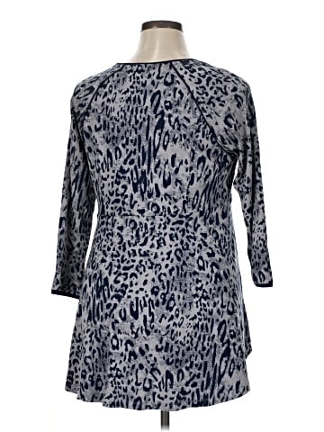 Melissa McCarthy Seven7 3/4 Sleeve Top (view 2)