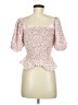 Dee Elly 100% Polyester Pink 3/4 Sleeve Blouse Size M - photo 2