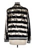 Dolce Cabo 100% Polyester Stripes Silver Jacket Size M - photo 2