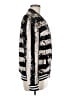 Dolce Cabo 100% Polyester Stripes Silver Jacket Size M - photo 4
