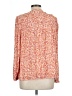 Old Navy 100% Rayon Orange Long Sleeve Blouse Size L - photo 2