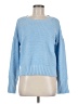 Jessica Simpson Solid Blue Pullover Sweater Size M - photo 1