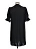 Unbranded 100% Polyester Solid Black Casual Dress Size 12 - photo 2
