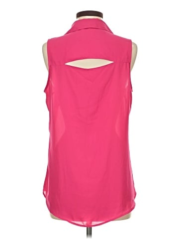 Express Sleeveless Button-Down Shirt (view 2)
