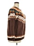 Unbranded 100% Acrylic Print Brown Pullover Sweater Size 4X - photo 4