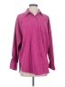 Zara Purple Long Sleeve Button-Down Shirt Size S - photo 1