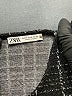 Zara Tweed Black Casual Dress Size M - photo 7