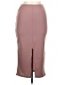 Shein 100% Polyester Solid Burgundy Formal Skirt Size M - photo 1