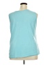 Jones Studio Teal Sleeveless Blouse Size 24 - photo 2