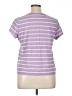 Walmart Stripes Purple Short Sleeve T-Shirt Size 16 - 18 - photo 2