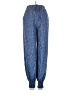 Shein 100% Polyester Animal Print Blue Casual Pants Size S - photo 1