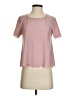 Topshop 100% Polyester Pink Short Sleeve Blouse Size XS - photo 1