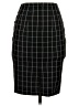 Express Plaid Black Formal Skirt Size 00 - photo 2