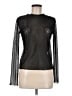 Zara 100% Polyester Black Long Sleeve Top Size M - photo 1