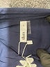 Glam Chevron-herringbone Blue Long Sleeve Blouse Size S - photo 7