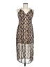 Nectar Clothing 100% Polyester Animal Print Silver Cocktail Dress Size M - photo 1