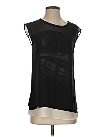 ALLSAINTS Spitalfields Sleeveless Silk Top (view 1)