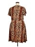 Planet Gold Animal Print Brown Casual Dress Size 3X - photo 2