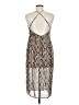 Nectar Clothing 100% Polyester Animal Print Silver Cocktail Dress Size M - photo 2