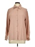 DAZY 100% Polyester Solid Tan Long Sleeve Blouse Size M - photo 1