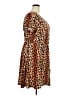 Planet Gold Animal Print Brown Casual Dress Size 3X - photo 4