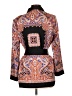 Zara Paisley Multi Color Orange Blazer Size L - photo 2