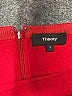 Theory Solid Red Wool Skirt Size 2 - photo 4